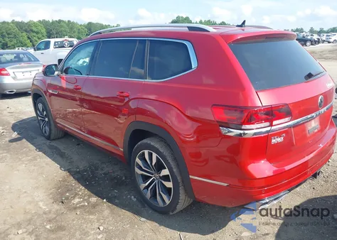 2022 Volkswagen Atlas 3.6L V6 Sel Premium R-Line z USA, uszkodzony, nr VIN 1V2FR2CAXNC541769